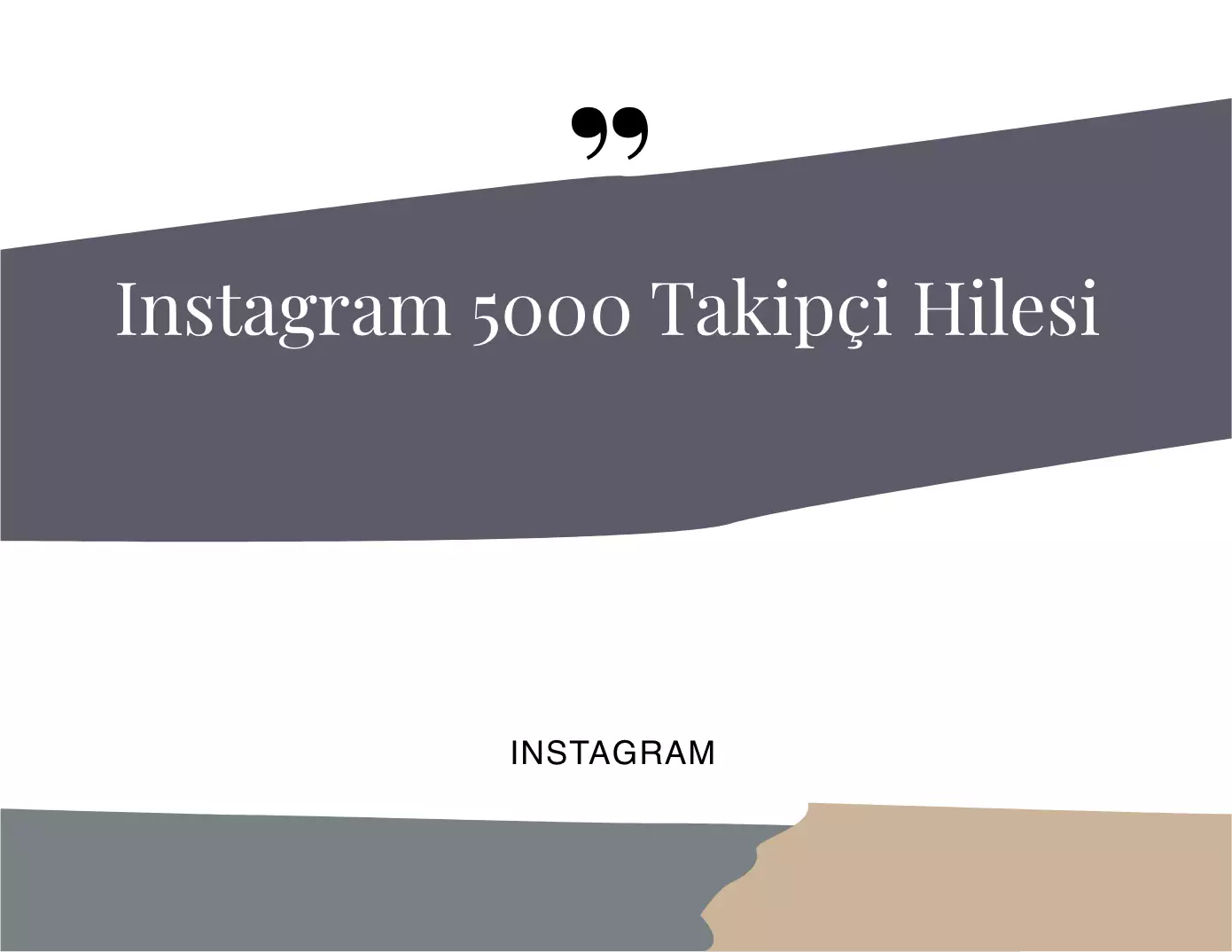 Instagram 5000 Takipçi Hilesi