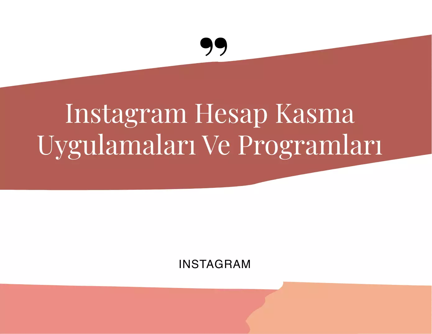 Instagram Hesap Kasma Uygulamaları Ve Programları