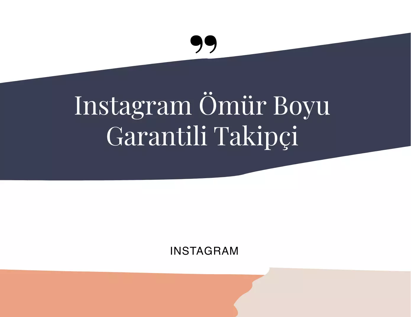 Instagram Ömür Boyu Garantili Takipçi