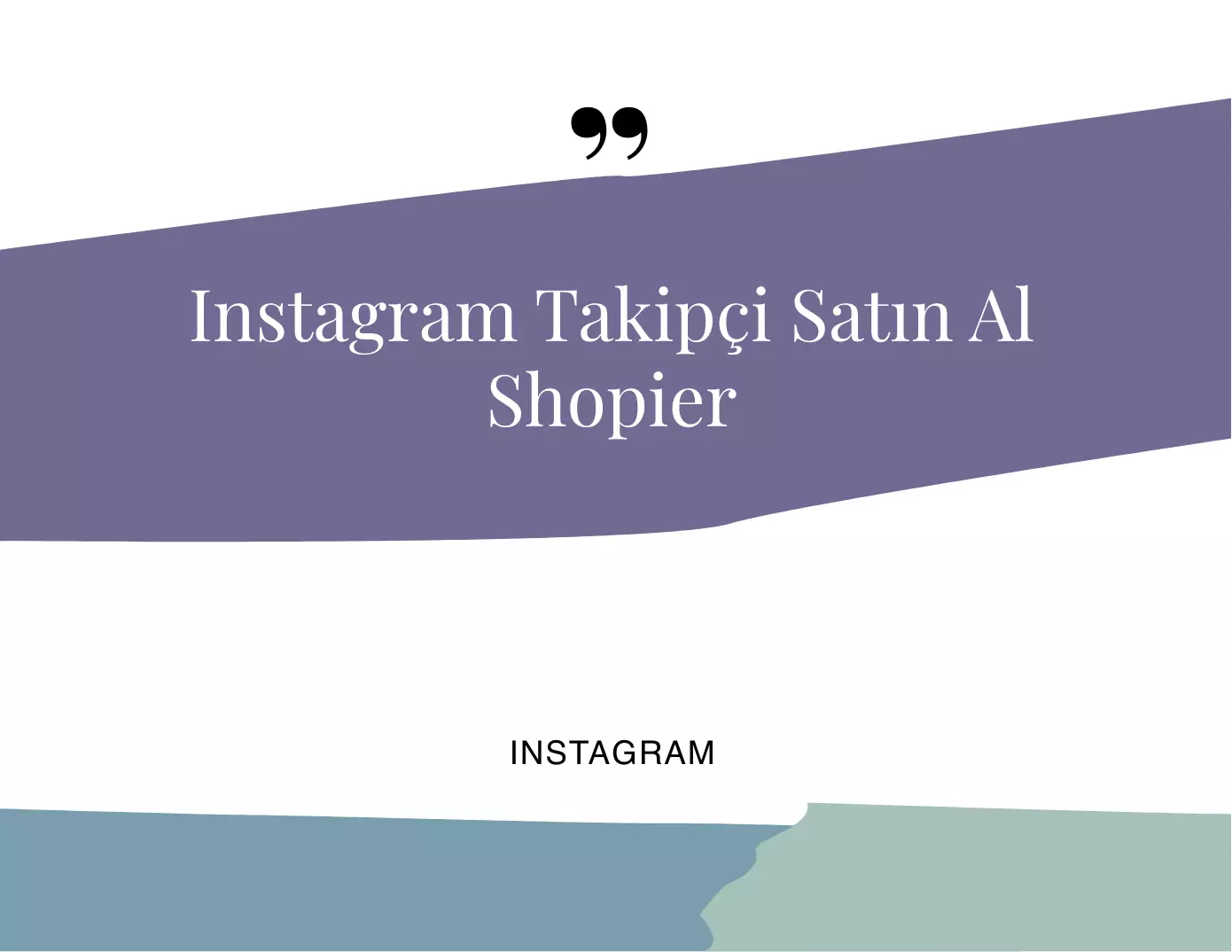 Instagram Takipçi Satın Alma Shopier