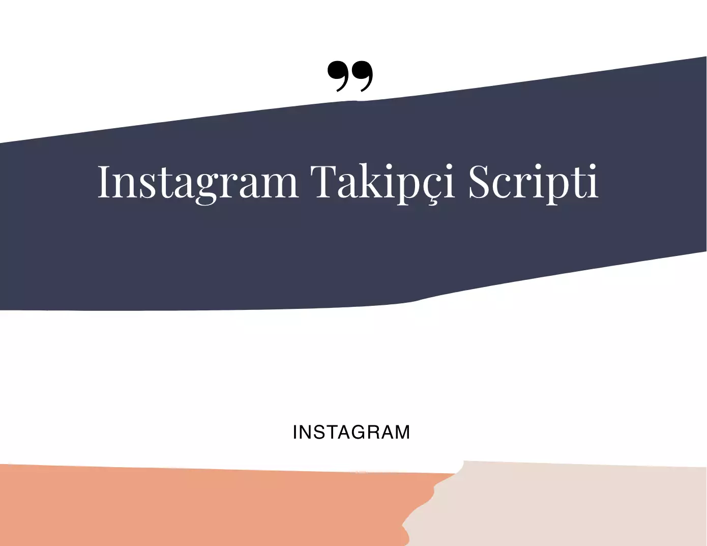 Instagram Takipçi Scripti