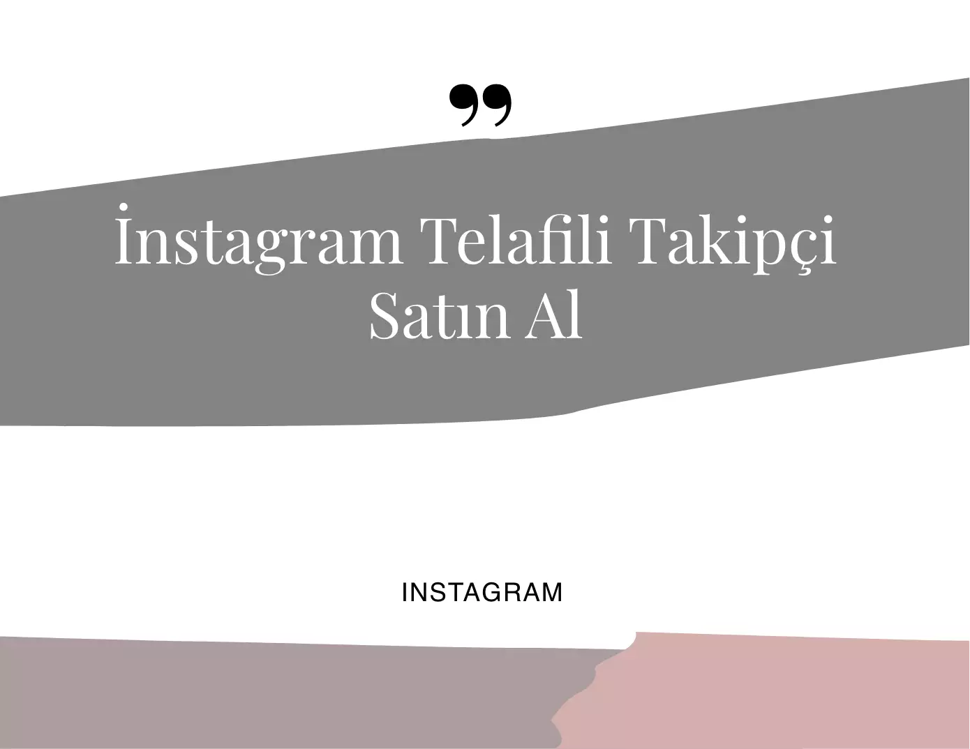 Instagram Telafili Takipçi Satın Alma