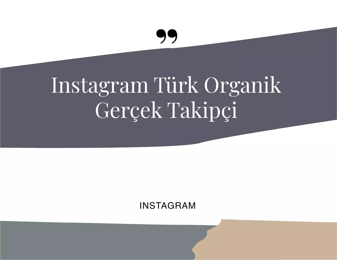Instagram Türk Organik Gerçek Takipçi