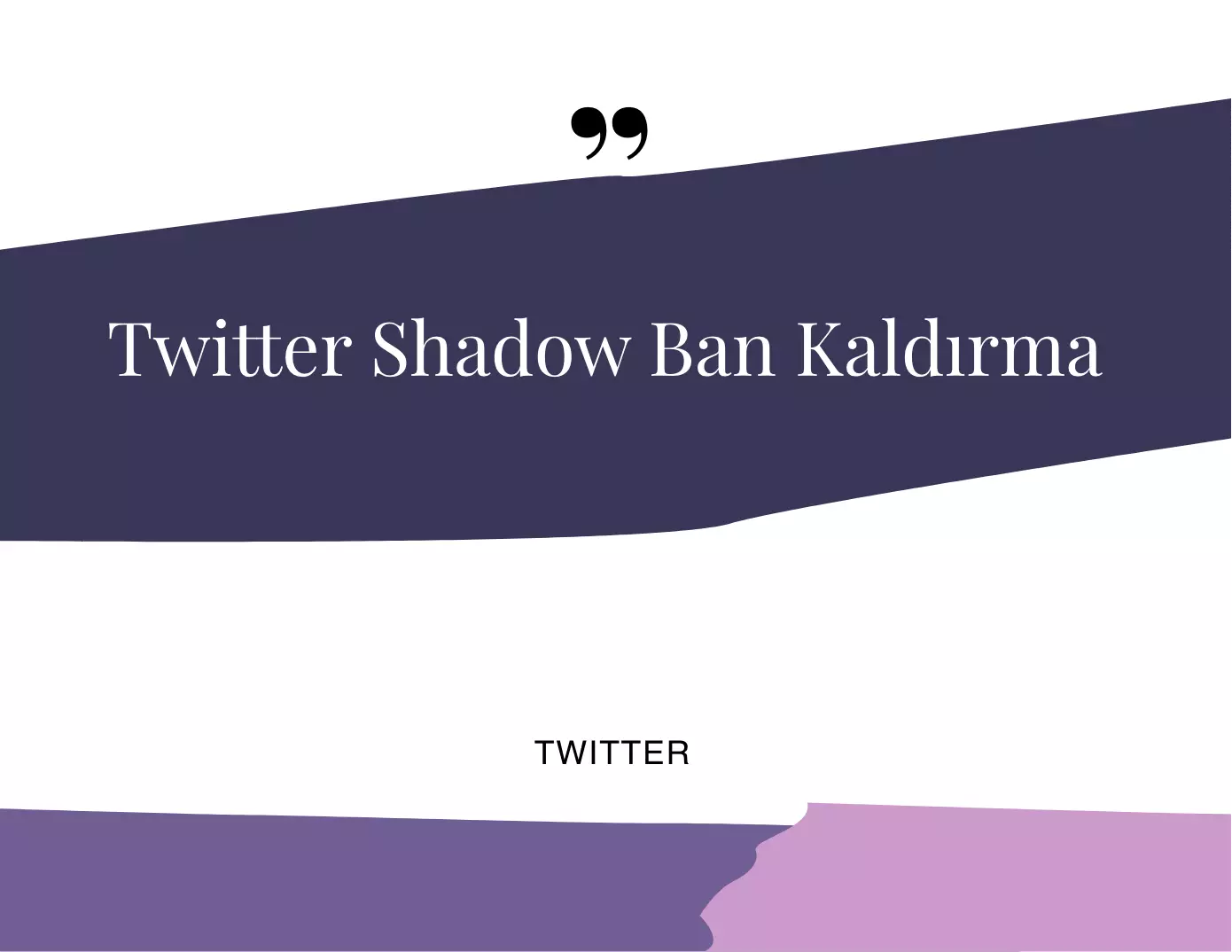 Twitter Shadow Ban Kaldırma [Çözüldü]